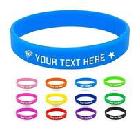 SOS Personalizada Silicona Pulsera Identificativa para Niños,1-500 Granel Personalizadas Grabar Nombre y Número de Teléfono Correa Niños Antiperdida Bandas