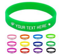 SOS Personalizada Silicona Pulsera Identificativa para Niños,1-500 Granel Personalizadas Grabar Nombre y Número de Teléfono Correa Niños Antiperdida Bandas