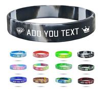 SOS Personalizada Silicona Pulsera Identificativa para Niños,1-500 Granel Personalizadas Grabar Nombre y Número de Teléfono Correa Niños Antiperdida Bandas