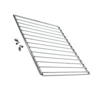 SOS - Rejilla de horno universal extensible + 4 tornillos de 370 a 650 mm x 320 mm para horno, estufa