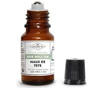 SOS Roll-on : Dolor de cabeza - Mezcla de aceites esenciales 100% puros y orgánicos - 10 ml - MY COSMETIK