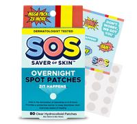 SoS Saver de parches de mancha de piel que trabajan rpidamente parches de acn hidrocoloides para cubrir los zits y las manchas en la cara y la piel
