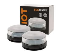 SOS TRAFFIC Baliza V16 Homologada DGT con Geolocalizador - Emergencia Coche Visible 1 Km, Conexión Segura DGT 3.0, Resistente al Agua y Polvo, SIM Incluida, Fabricada en España, Obligatoria 2026 (2)