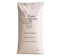 Sosa Cáustica en Perlas | Power Natural Life | Saco 25 kg | Uso Técnico e Industrial | Hidróxido de Sodio | Materia Prima Química