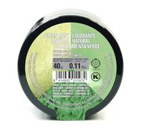 SOSA Colorante Verde menta natural en polvo - Hidrosoluble- Uso alimentario - Tarro 40grs