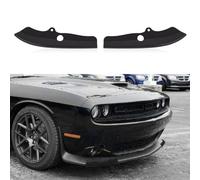 SOSEGA Protector de borde de parachoques delantero, pieza de repuesto para Dodge Challenger Scat Pack R/T GT SRT 2015-2021, no para Plus, cuerpo ancho (2 piezas/juego) (negro)