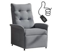 SOSINYA Sillon Relax Reclinable Electrico,Respaldo Ajustable de 105° a 155, Soporta hasta 150 kg, Tejido Duradero y Transpirable. Incluye Bolsillo Lateral para Mayor Espacio, Fácil de Limpiar