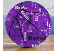 SosnSusn Balones de Baloncesto Personalizados con Nombre o Foto, Regalos para Noche de Seniors, Cumpleaños, Entrenadores y Amantes del Baloncesto (Color 7)