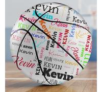 SosnSusn Balones de Baloncesto Personalizados con Nombre o Foto, Regalos para Noche de Seniors, Cumpleaños, Entrenadores y Amantes del Baloncesto (Color 9)