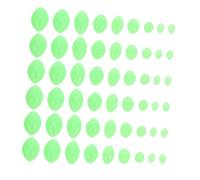 Sosoport 1 Caja Luminosas Ovaladas para Pesca Perlas Flotantes Verdes Fluorescentes Accesorios Completos para y Aparejo y Kit de Pesca Nocturna