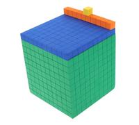 Sosoport 1 Juego Conjunto de Cubos Matemáticos de Espuma Manipulativos Educativos Interactivos Aprendizaje Bloques de Cálculo Resolución de Problemas de Juguete Didáctico