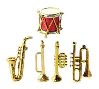 Sosoport 1 Juego De Saxofón Modelo De Saxofón Pequeño Juguete De Saxofón En Miniatura para Instrumentos Musicales Mini Figura De Saxofón Mini Clarinete Mini Instrumentos Accesorios
