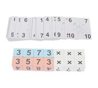 Sosoport 1 Juego Educativo Montessori de Matemáticas para Bloques y Tarjetas de Flash Juguete para Aprendizaje de y Cálculo para Desarrollo Infantil y de Cumpleaños