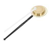 Sosoport 1 Juego Instrumentos Musicales Budistas de Cobre con Recto y Martillo para Ceremonias Utensilios Ritualistas de Estilo Chino Herramienta para Prácticas de y Rituales Budistas
