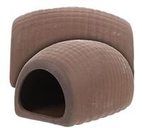 Sosoport 1 Juego Peces De Cerámica De Acuario Accesorios para Peceras Criar Cueva De Peces De Escritorio Decoración De Peces Adornos Pecera Accesorio del Tanque Refugio De Acuario 2 Piezas