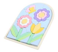 Sosoport 1 Juego Puzzle de Flores para Juguete Educativo de Aprendizaje y Cognición para Niñas Desarrollo Habilidades y Sociales