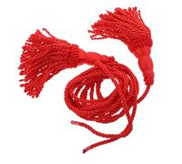 Sosoport 1 Par pulsera de corneta cordón trenzado rojo cordón de honor cable rojo Cordones de honor cuerda de borla de honor cordones rojos cuerda roja paño