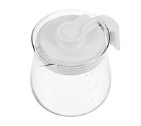 Sosoport 1 pieza Tetera de Vidrio Grande para Bebidas Frías y Calientes Jarra de para Hogar Oficina Diseño Elegante y de Limpiar