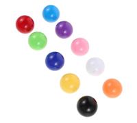 Sosoport 10 Bolitas Pallino para Bochas de 30 MM 10 Colores Variados Accesorio Oficial para Juegos de Bochas al Aire Libre Patio Trasero Playa y Actividades Familiares