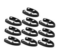 Sosoport 10 piezas Cortadores para Botellas de Vino Abrebotellas para del Vino Cortadores de Lámina de Aluminio Herramienta Ergonómica y Resistente Color Negro