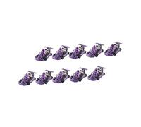 Sosoport 10 Piezas Tire hacia del Kart Auto mbappé Kart de Juguete retráctil Juguetes de vehículos para Modelo de Mini Kart vehículos de Juguete para el plastico