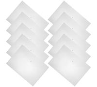 Sosoport 10 Sobres Transparentes para Archivos A3 Cierre a Presión Bolsas Organizadoras de Plástico PP Resistentes Tamaño 45X32 CM Adecuado para Oficina y Almacenamiento de Documentos