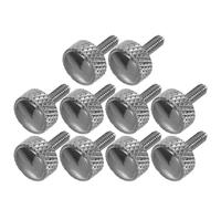 Sosoport 10 Tornillos de Bloqueo M2X6Mm para Calibradores Tornillos de Fijación de Precisión de Cabeza Plana Pernos Roscados para Herramientas de Medición Kit de Tornillería