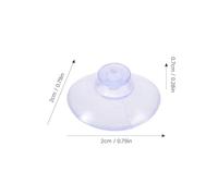 Sosoport 100 Ganchos Ventosa para Vidrio 20 MM Mini Colgadores Reutilizables Transparentes para Ventanas Espejos y Superficies Lisas Soporte Práctico para Baño y Cocina