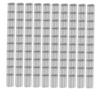 Sosoport 100 piezas Manguitos de Aluminio para Cable Abrazaderas de Cable Bucle Crimpado Accesorios para Cuerda y Alambre Resistente Uso y Transporte Seguro