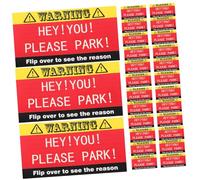 Sosoport 100 Tarjetas De Infracción De Estacionamiento Tarjetas De Aviso De Mal Estacionamiento Notas Humorísticas De Infracción De Estacionamiento Multas De Estacionamiento Tarjetas