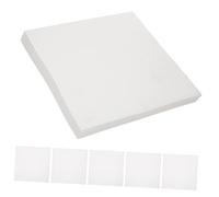 Sosoport 100 Unidades Tapete De Papel Desechable para Jaula De Pájaros Tapete De Limpieza Absorbente para Mascotas