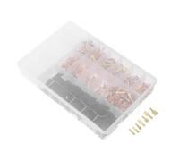 Sosoport 1050 Piezas Terminales de Engarce de Latón Kit con Conectores Rápidos Macho y Hembra y Tubos Termorretráctiles para Conexiones Eléctricas Altavoces de Coche y Cableado Automotriz