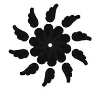 Sosoport 10pares Muñecas De Juguete Alas De Ángel Hechas Mano Alas Pequeñas Desmontables Para Manualidades Para Diy Accesorios De Coser Decoraciones Navideñas