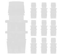 Sosoport 10piezas Adaptador De Acuario Reduccion De Púas para Manguera Conector De Tubo De Plástico Accesorios De Conexión Rápida para Tubos y Conectores para Mangueras De Acuarios