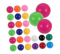 Sosoport 120 Bolas De Repuesto para Canicas De Plástico De 15 Mm para Damas Chinas Educación Temprana Accesorios De Enseñanza De Matemáticas para