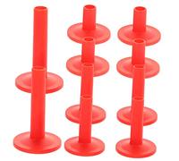 Sosoport 12piezas Accesorios Para Batería Fundas De Plástico Duraderas Para Platillos Con Base De Brida Accesorios Para Instrumentos Musicales Para Práctica y Escenario De