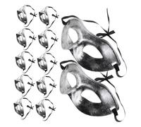 Sosoport 15 Piezas Máscaras Medias Vintage Venecianas para Carnaval y Halloween Máscaras para Ojos de Disfraces Unisex para Fiestas de Baile y Cosplay