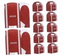 Sosoport 18piezas Cajas De Con Diseño De Rugby Unidades Para Fiestas Cajas Decorativas