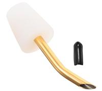 Sosoport 1juego Boquilla para Hervidor de Agua Exterior Extensión de Tubo de Acero Inoxidable Resistente y Portátil para Camping y Café Manual Incluye Tapa Antipolvo de Color Blanco