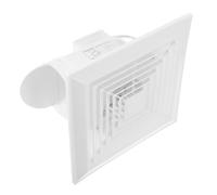 Sosoport 1Juego Extractor de Aire Silencioso Diseño Elegante Consumo Ventilador Multifunción para Baño y Cocina Panel Instalación Energía