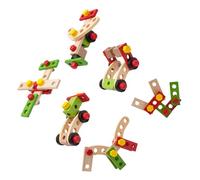 Sosoport 1Juego Juguete de Desmontaje de Madera con Herramientas Educativas para Caja de Reparación Infantil Estimulante para Desarrollar Habilidades Prácticas