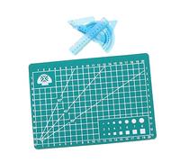 Sosoport 1Juego Mini Regla para Muñecas y Mini Estera Accesorios De Decoración para Casas De Muñecas y Aprendizaje Miniatura