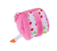 Sosoport 1pieza Juguete Interactivo para Squeaker Forma De Pastel De Cumpleaños para Que Necesitan Estimulación y Juguete De Peluche y Seguro