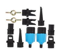 Sosoport 2 Juegos Adaptador Sup para Bomba de Aire Inflable Diseño Hermético y Seguro Conexión Rápida y Versátil para Tablas Paddleboard Kayaks y Botes Inflables Kit de Azul