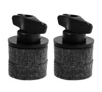 Sosoport 2 Juegos Conjunto Completo de Almohadillas de Fieltro para Platillos Tornillos de Sujeción Manual, Fácil Instalación y Uso Multifuncional para Batería en Transporte