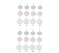 Sosoport 2 Juegos De Reflectantes Para Pájaros Campanas Resistentes Para Patio Balcón Azotea Y Jardín (4 Unidades)