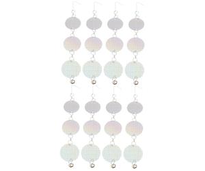 Sosoport 2 Juegos De Reflectantes Para Pájaros Campanas Resistentes Para Patio Balcón Azotea Y Jardín (4 Unidades)