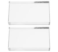 Sosoport 2 Lentes Convexas Transparentes Lentes Ópticas Cóncavas Para Experimentos Científicos De Física Ópticas Para Ciencia Prismas Ópticos De Vidrio