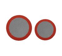 Sosoport 2 piezas Alfombrillas de Silicona Antiadherentes para Freidora de Aire Reutilizables y Pads para Vaporera Aptas para Horno y