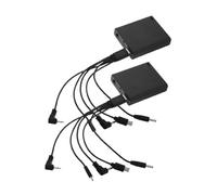 Sosoport 2 Piezas Caja de Batería Externa Portátil de Emergencia Adaptador Múltiple con Compatible con Cerraduras Electrónicas y Cajas Fuertes Recarga Rápida y Seguridad para
